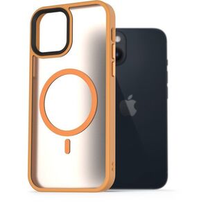 AlzaGuard Matte Case iPhone 14 MagSafe sárga tok kép