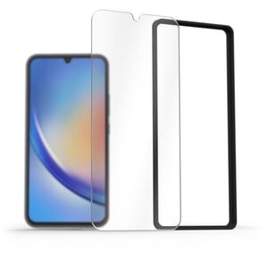 AlzaGuard 2.5D Glass EasyFit 2 Pack Samsung Galaxy A34 5G üvegfólia + felhelyező keret kép
