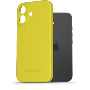 AlzaGuard Matte TPU Case iPhone 16 sárga tok kép