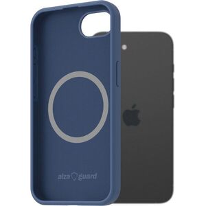 AlzaGuard Silicone Case Compatible with Magsafe iPhone 16e / 17e kék tok kép