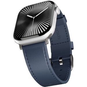 Epico Watch Strap Leather for Apple Watch SE/Series 1-9 (38/40/41mm)/10-11 (42mm) - kék kép