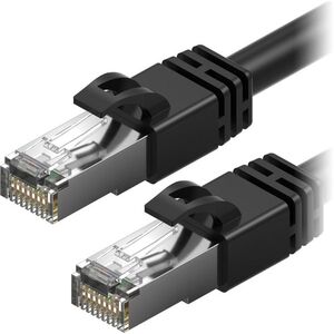 AlzaPower Patch CAT7 S/FTP 3m - fekete kép