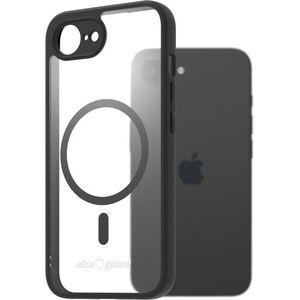 AlzaGuard Clear TPU Case Compatible with Magsafe iPhone 16e / 17e fekete tok kép