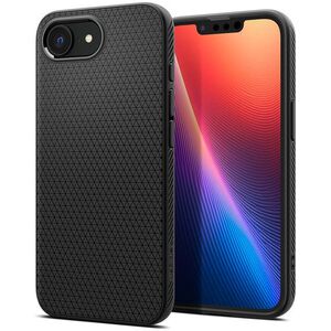Spigen Liquid Air MagSafe Matte Black iPhone 17e/16e tok kép