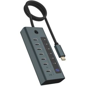 ICY BOX IB-HUB1457-C31 7x USB-C kép