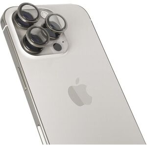 Epico iPhone 16 Pro / 16 Pro Max kamera védő fólia - alumínium, natúr titán kép
