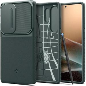 Spigen Optik Armor Abyss Green Samsung Galaxy S 2025 Ultra tok kép