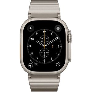 UNUM titán szíj Apple Watch SE/Series 1-11 (42/44/45/46/49mm) órákhoz - természetes titán kép