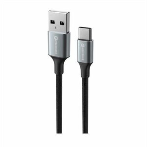 Swissten Textile II USB to USB-C 1, 5m, fekete kép