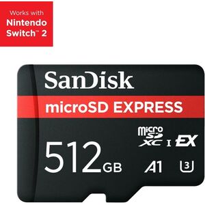 SANDISK MicroSD Express 512GB (NVMe) kép