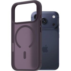 AlzaGuard Matte iPhone 17 Pro sötétlila MagSafe tok kép