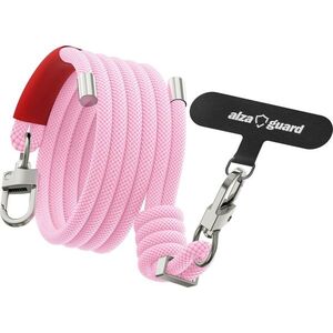 AlzaGuard Universal Adjustable Lanyard - rózsaszín kép