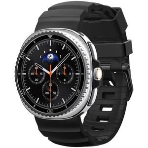 Spigen Silicone Band Samsung Galaxy Watch 8 46mm / 44mm / 40mm szíj - fekete kép