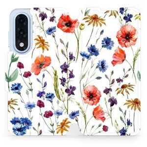 Mobiwear Flip OnePlus Nord 5 virágok tok kép