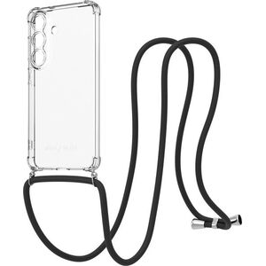 AlzaGuard Luxe Lanyard Case, Samsung Galaxy S26 modellhez, fekete kép