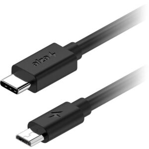 AlzaPower Core USB-C to Micro USB 2.0 - 0, 5m, fekete kép