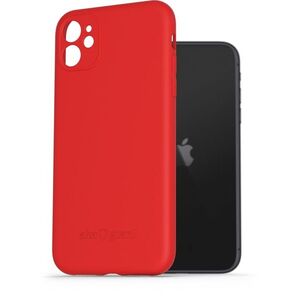 AlzaGuard Matte iPhone 11 piros TPU tok kép
