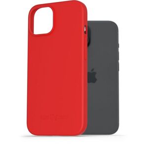AlzaGuard Matte iPhone 15 piros TPU tok kép