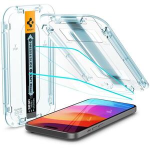 Spigen Glass tR EZ Fit 2 Pack Transparency iPhone 16 Plus/15 Plus kép