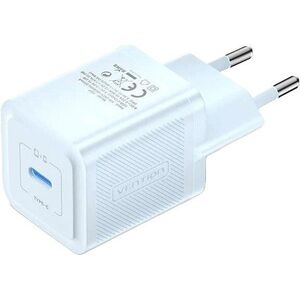 Vention 1-Port USB-C GaN Charger (20W) EU-Plug Blue kép