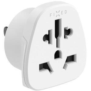 FIXED USA adapter UK, US, AUS töltők csatlakoztatásához, amerikai aljzatokhoz fehér szín kép