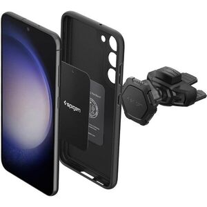 Spigen Car Mount Holder QS24 Black (CD Slot/Magnetic/Universal Compatibility) kép