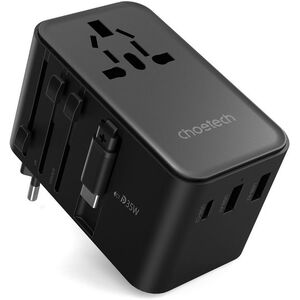 ChoeTech 35W Travel Wall Charger with inside cable (US/EU/UK/AU) töltőfej kép