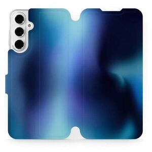 Mobiwear Samsung Galaxy A16 4G / 5G flip tok - kék árnyalat kép