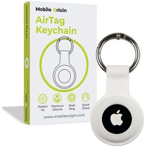 Mobile Origin Airtag KeyChain, white kép