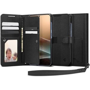 Spigen Wallet S Samsung Galaxy S25+ fekete tok kép