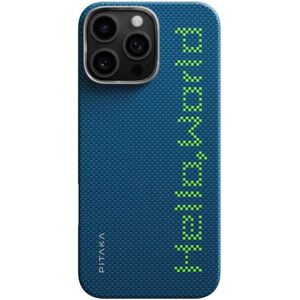 Pitaka Tactile Woven Case Hello World iPhone 16 Pro tok kép