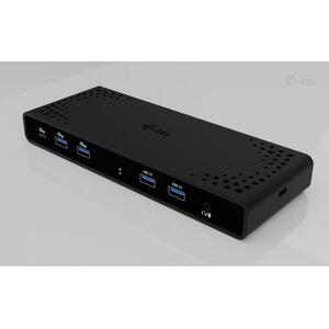 i-tec Universal Dual 4K Display Docking Station, PD 85 W kép