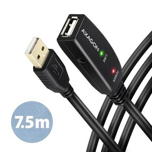 AXAGON ADR-207 USB 2.0 active extension / repeater cable USB A to USB A, 7, 5m kép
