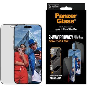 PanzerGlass Privacy Apple iPhone 17 Pro Max Pro + pormentes applikátor box kép
