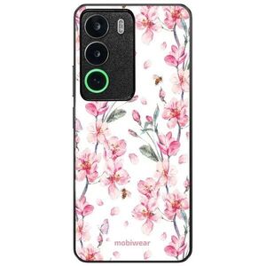 Mobiwear Glossy Realme C71 virágok fényes tok kép