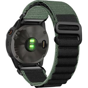 Eternico Alpine Look for Garmin QuickFit 22mm Olive Green kép