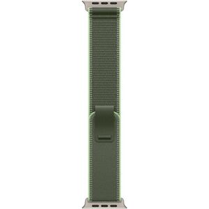Apple Watch 49 mm Terep pánt, S/M - zöld-élénk neonzöld / natúr titán kép