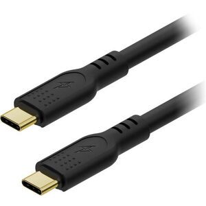 AlzaPower SilkCore USB-C - USB-C 3.2 Gen 2, 240 W, 2 m, fekete kép