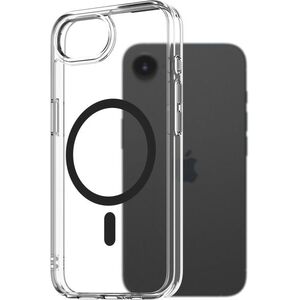 AlzaGuard Crystal Clear TPU Case Compatible with Magsafe iPhone 16e / 17e fekete tok kép