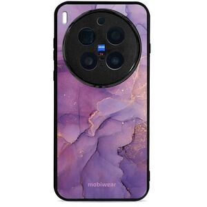 Mobiwear Glossy Vivo X300 Pro lila márvány fényes tok kép
