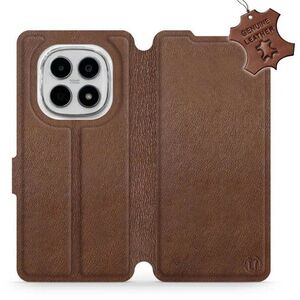 Mobiwear Flip Xiaomi Redmi Note 15 4G barna bőrtok kép