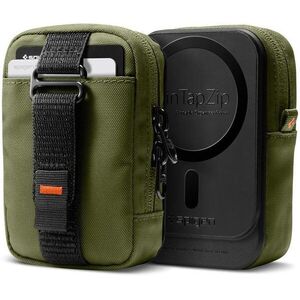 Spigen Portable Organizer Pouch TintapZip MagSafe Olive Green kép