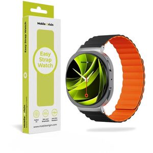 Mobile Origin Easy Strap Magnetic Galaxy Watch 8 - fekete/narancssárga kép