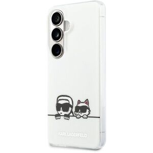 Karl Lagerfeld IML K&CH Peekaboo Logo Magnetic Samsung Galaxy S26+ fehér tok kép