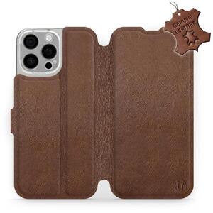 Mobiwear Apple iPhone 16 Pro Max barna flip tok - L_BRS kép