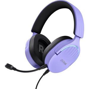 Trust GXT489 Fayzo Headset Eco Friendly Purple kép