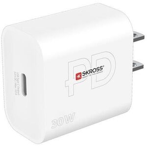 SKROSS USB-C Power charger 30W US, Power Delivery, Type A kép