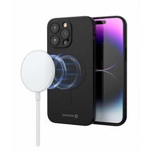 Swissten Soft Joy MagStick Apple iPhone 16 Pro Max fekete tok kép