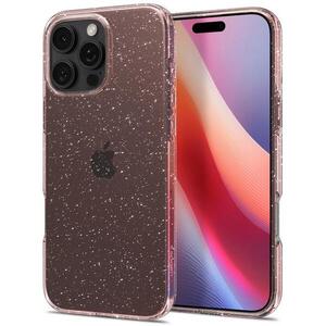 Spigen Liquid Crystal Glitter Rose Quartz iPhone 16 Pro tok kép