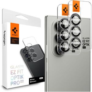 Spigen Glass tR EZ Fit Optik Pro HD 2 Pack Black Samsung Galaxy Z Fold 7 kamera védő fólia kép